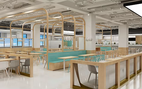 Modern Restaurant 3d model