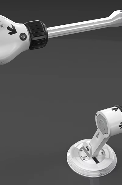 Industrial Robot Arm With Multi Axis Joints For Automated Manufacturing Processes 3d model