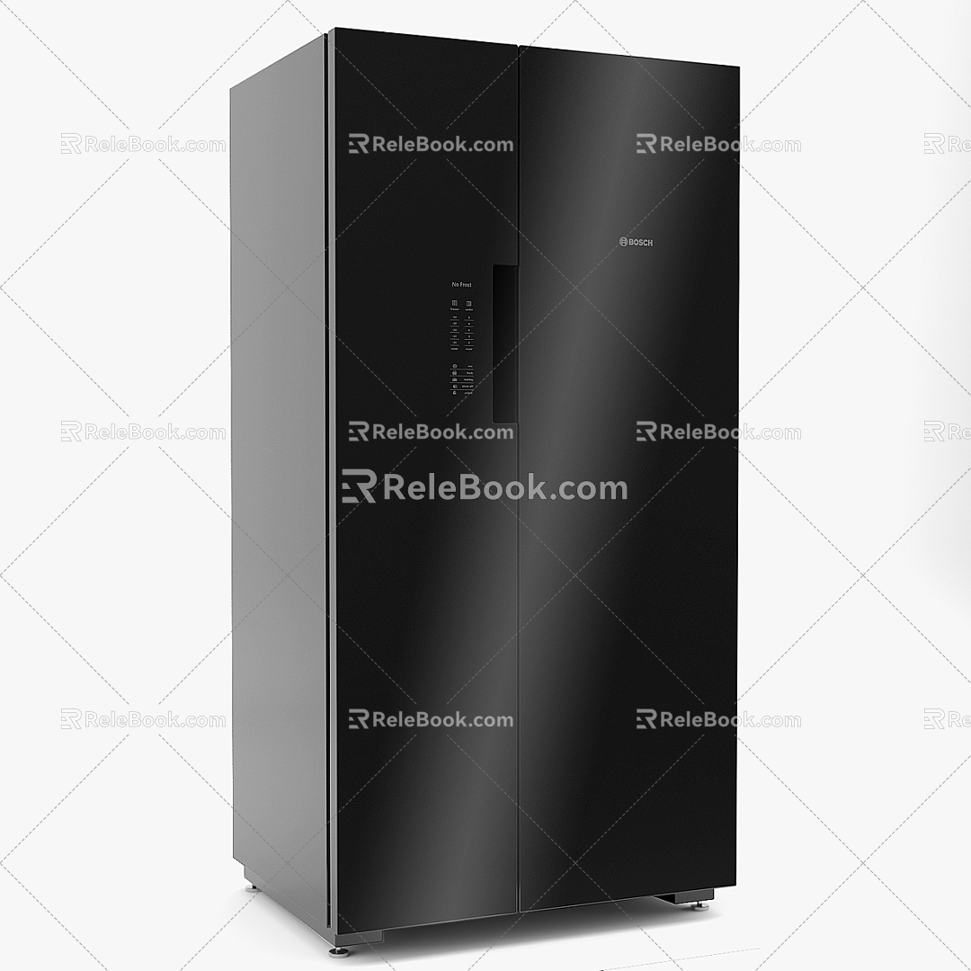 Modern Kitchenware Bosch Refrigerator 3d model