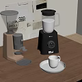 soybean milk machine juicer 3d model