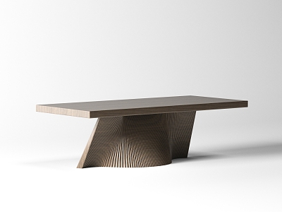 Modern dining table 3d model