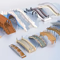 Various Stylish Bridge Designs With Wooden Arched Metal And Stone Structural Elements