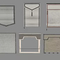 Various Styles Roman Blinds Window Treatments With Different Designs And Textures