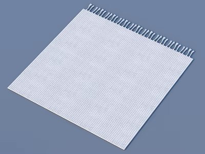 Square carpet 3d model