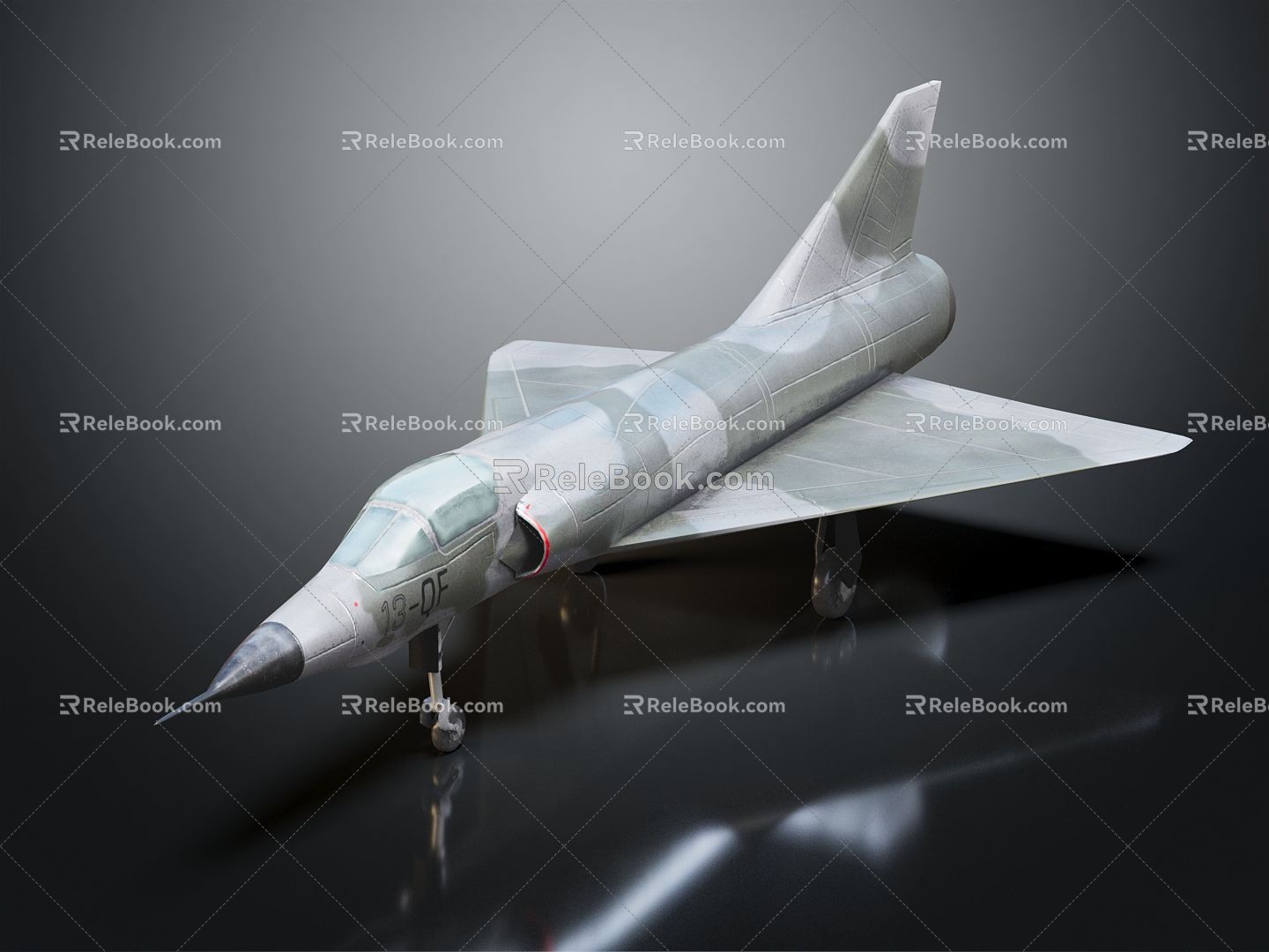 Modern Fighter Stealth Aircraft Stealth Bomber 3d model