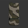 Camouflage Armored Military Vehicle With Off Road Tires And Rugged Design