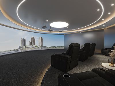 modern video room model