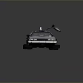 Futuristic Sports Car With Gull Wing Doors And Streamlined Exterior Design