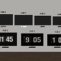 Televisions Featuring Multiple Size Options Wall Mounted And Digital Time