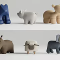 Cute Animal Shaped Stools in Various Colors with Modern Playful Design