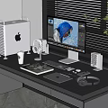 modern computer apple computer mainframe suit 3d model