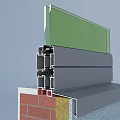 Hardware Tools In Building Structure With Metal Frames And Glass Components 3d model