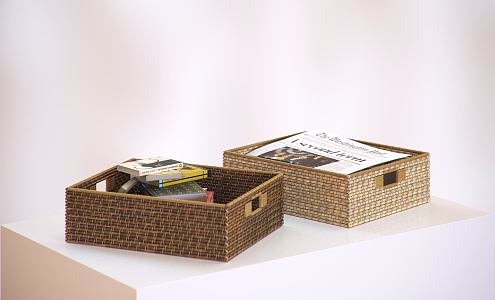 Modern Storage Basket Ornaments 3d model