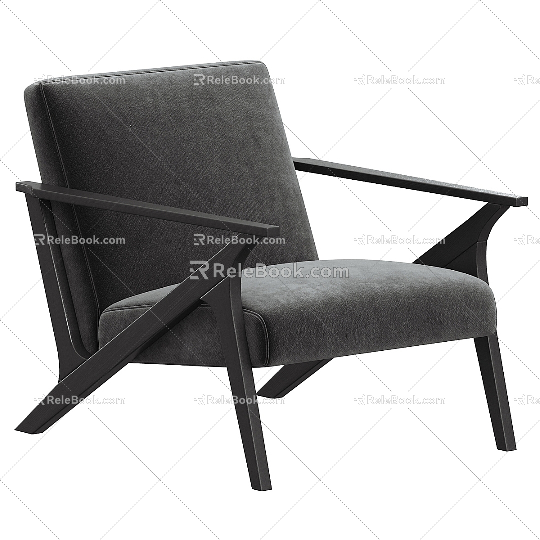 modern armchair 3d model