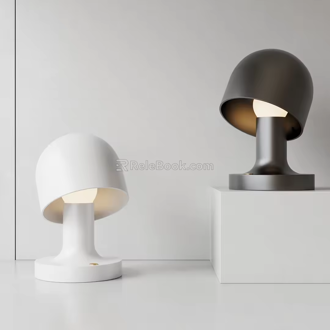 Modern table lamp 3d model