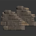 Modern Landscape Design Featuring Stone Steps And Stacked Stone Structures