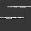 Classic Shotguns With Wooden Stocks And Metal Barrels On White Surface