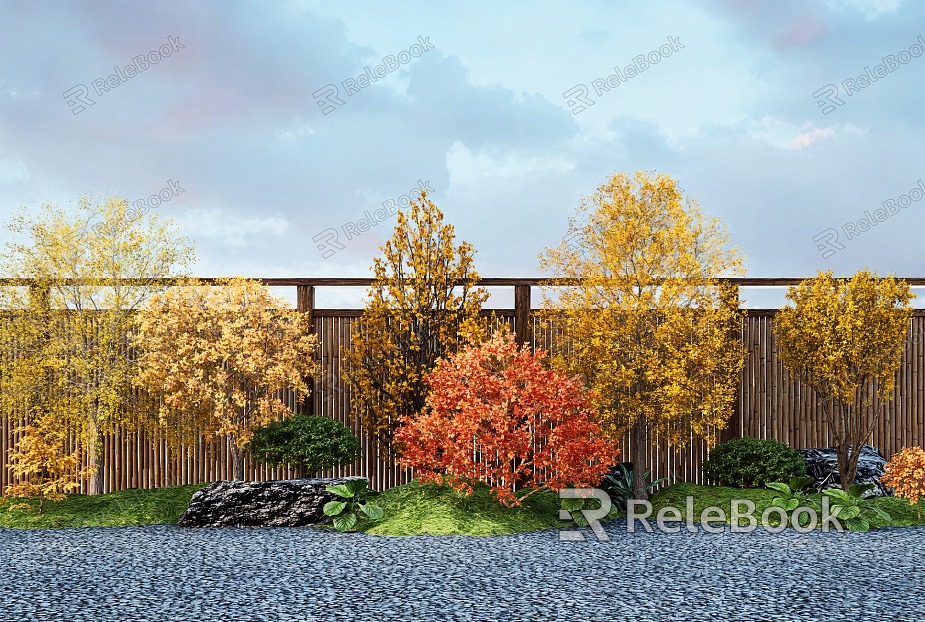 Landscape Tree Big Tree Pu Tree Big Arbor Garden Tree model