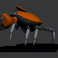 Modern Robot Mechanical Crab Machine Crab Robot 3d model
