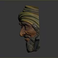 Wise Old Man Old Man Ancient Old Man Ancient Wise Warlock Taoist priest wizard mage 3d model