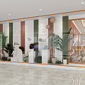 Modern Window Beauty Hall 3d model