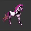 Modern Zebra Products Zebra 3d model
