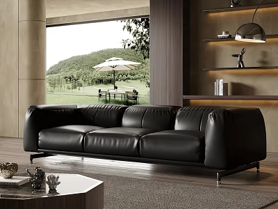 Sofa Multi-person Sofa Internet Popular Sofa 3d model