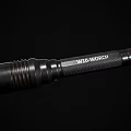 WEIGWORCH Black Metal Flashlight With Textured Grip And Durable Construction Design 3d model