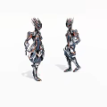 Virtual Character Anime Game Character Armor Warrior 3d model