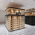 Supermarket shelf column 3d model