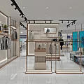 Golf Clothing Store Modern Bright Interior With Mannequins Displaying Men's Suits And Apparel