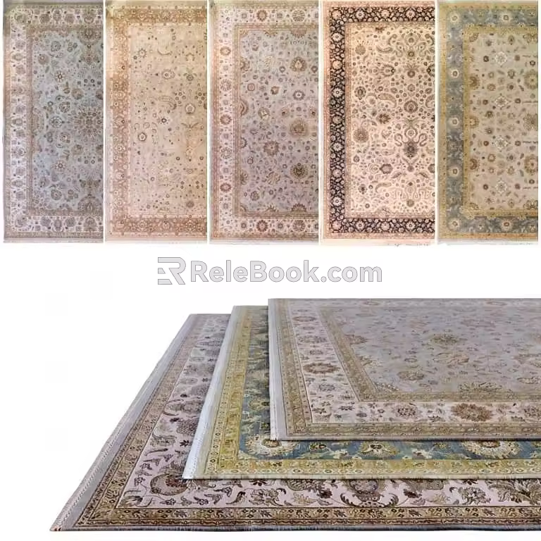 Square carpet 3d model