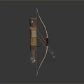 Crossbow Mechanical Crossbow Shift Bow and Arrow Shoot Far Equipment Weapons High-tech Crossbow 3d model