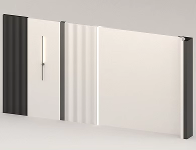 Simple background wall 3d model