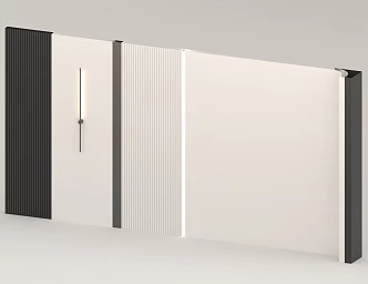 Simple background wall 3d model