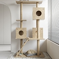 Modern Cat Climbing Rack Cat Nest Cat Climbing Rack 3d model