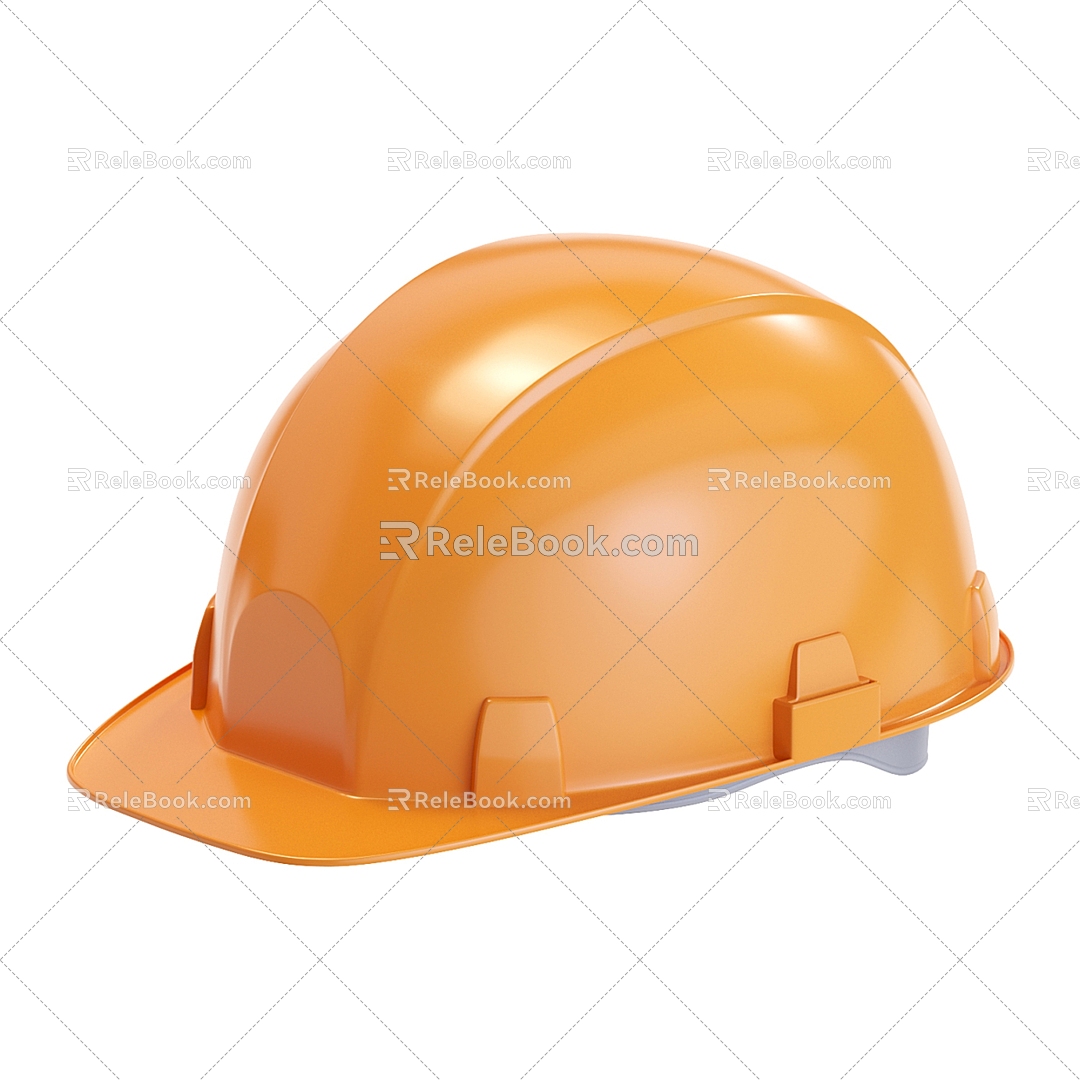 Construction site safety helmet model