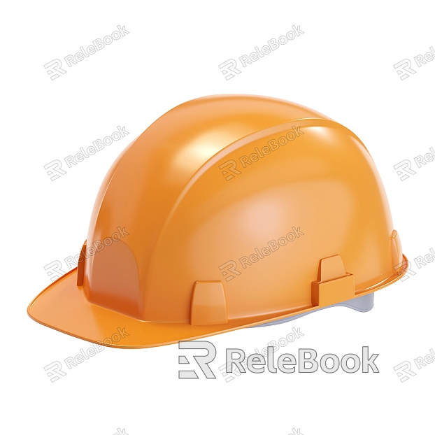 Construction site safety helmet model