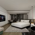 Simple Hotel Rooms 3d model