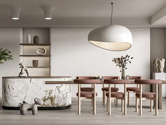 Modern Restaurant 3d model
