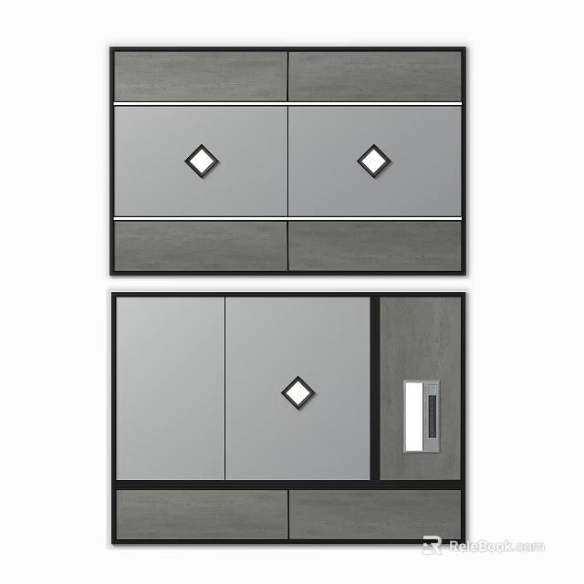 Modern Ceiling Design With Recessed LED Lights And Clean White Finish 3d model