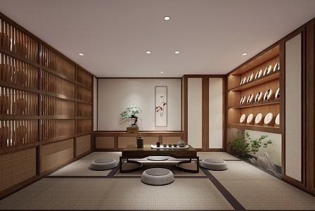 New Chinese Teahouse 3d model