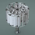 Industrial Cylindrical Tank Equipment With Metal Support Stand And Vertical Structure