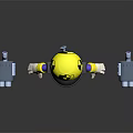 Modern Robot Assistant Small Robot Butler 3d model