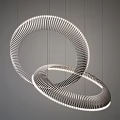 Modern Circular Ring Chandelier Design With LED Lighting For Interior Decor