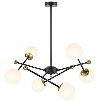 Simple Light Luxury Chandelier 3d model