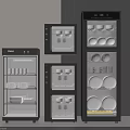 Haier Modern Kitchen Appliances Sterilizer Cabinets With Cups And Plates Storage