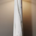 Modern Floor Lamps Featuring Marble Bases Spherical Lights And Striped Designs
