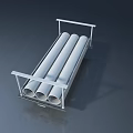 Contemporary Swing Door With Aluminum Frame And White Panel Design For Home Use