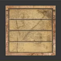Rustic Wooden Storage Box Furniture With Natural Texture And Solid Cube Shape